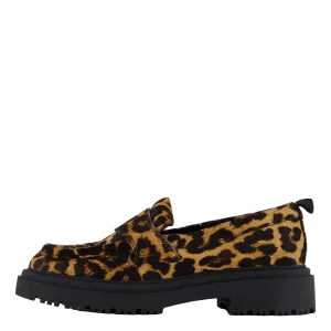 Mocasin Animal Print Brown