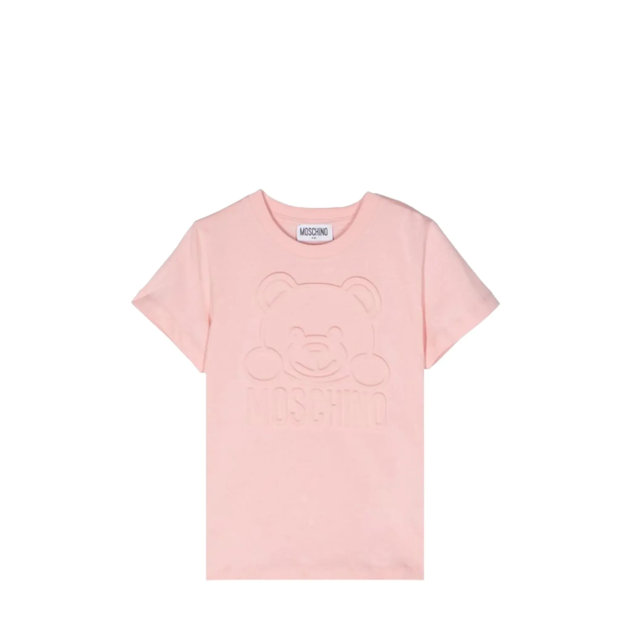 Moschino Kids Embossed Bear Logo T-Shirt