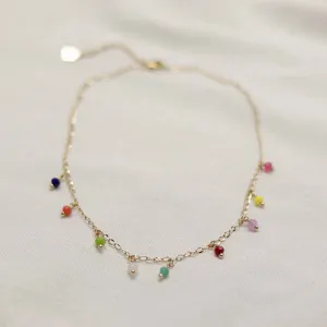 Multi Color Beads Necklace