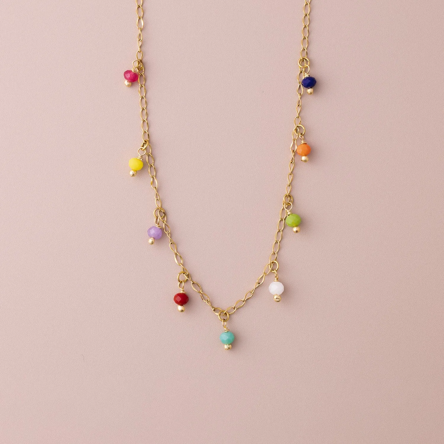 Multi Color Beads Necklace