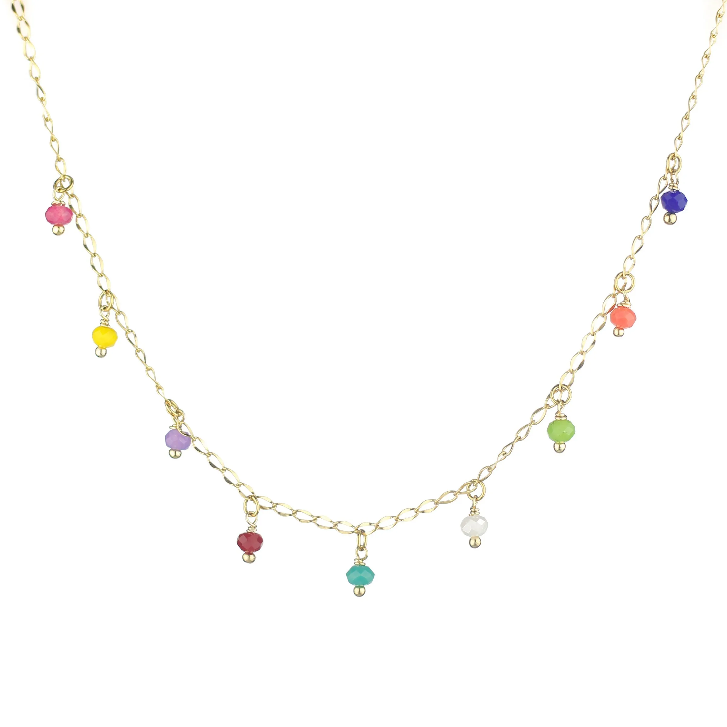 Multi Color Beads Necklace