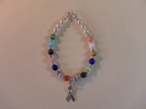 Multi Color Cancer Bracelet