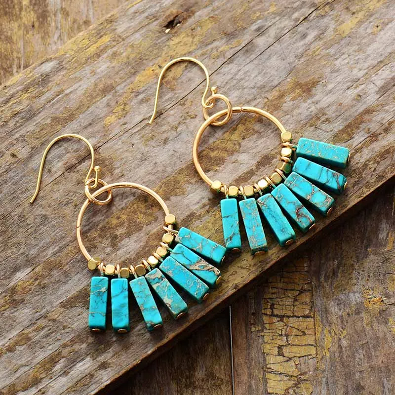 Multi-color Chakra Earrings