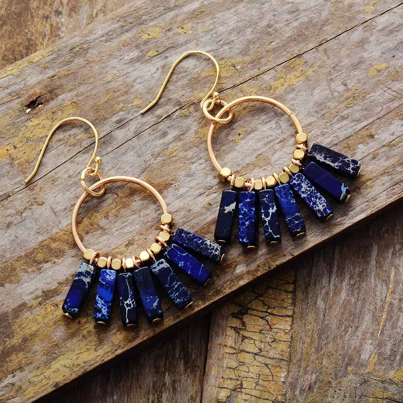 Multi-color Chakra Earrings