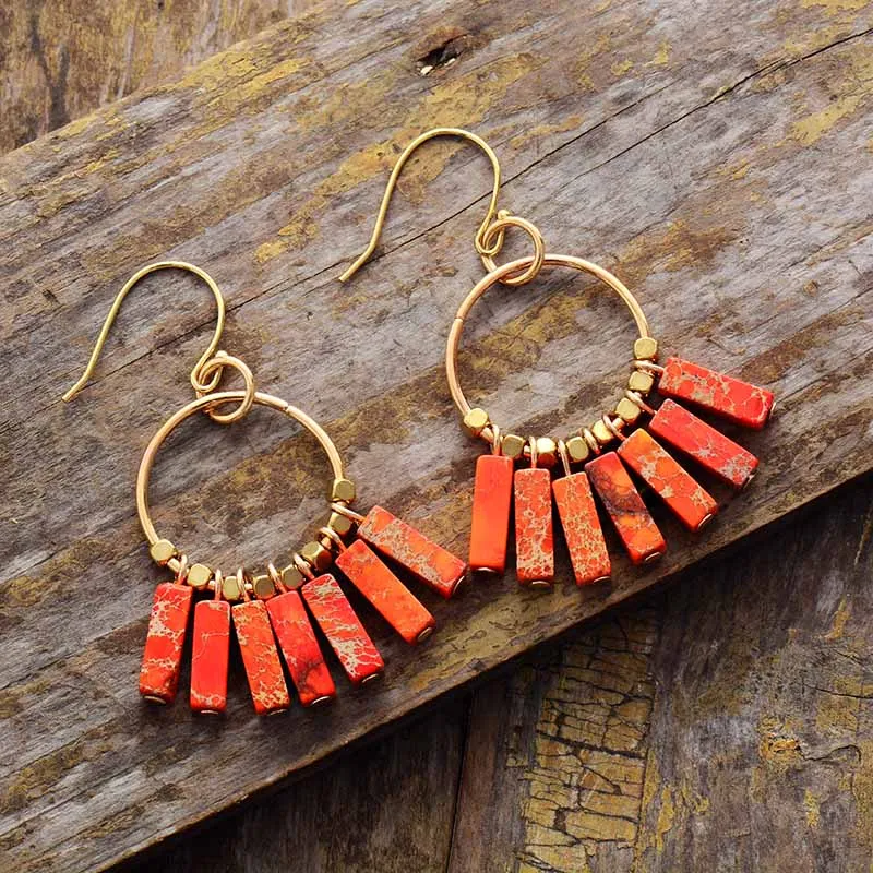 Multi-color Chakra Earrings