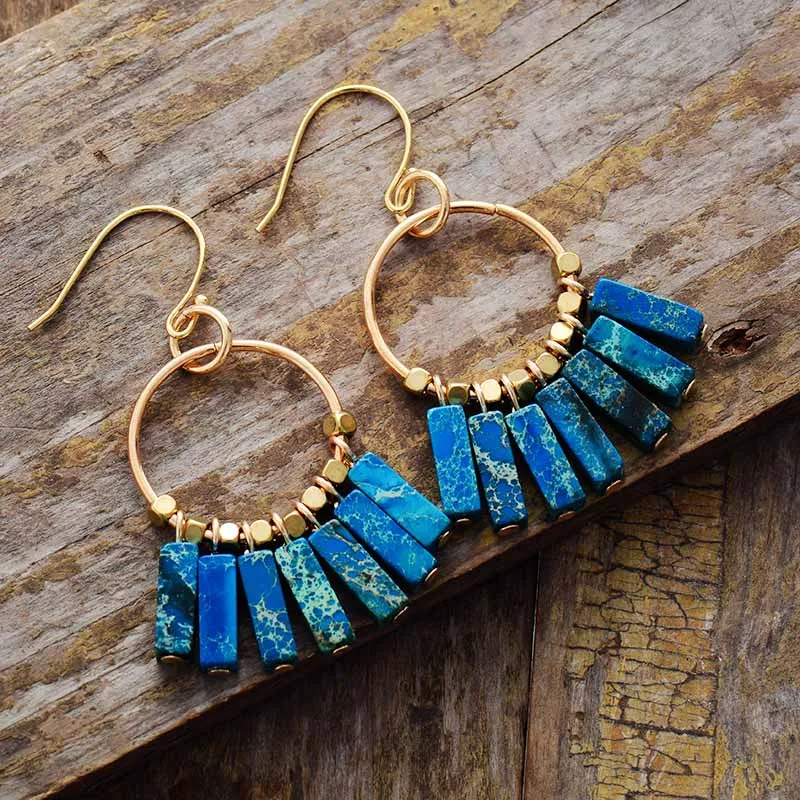 Multi-color Chakra Earrings