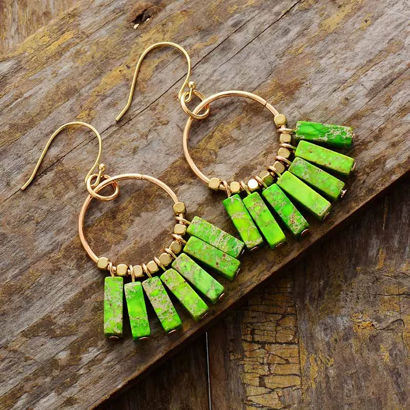 Multi-color Chakra Earrings
