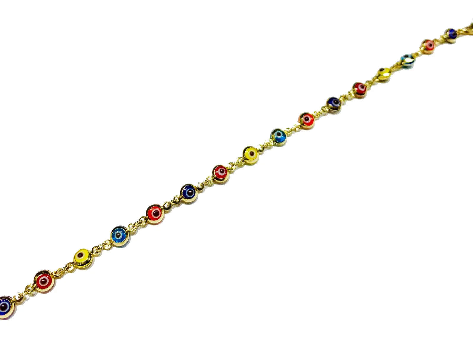 Multi-color Eyes Bracelet (14K)