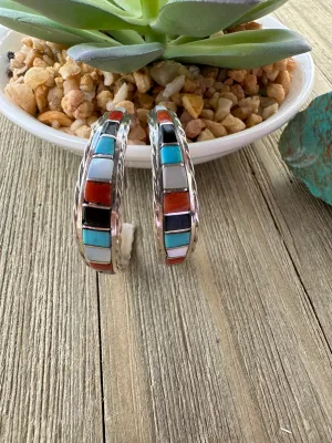 Multi-Color Hoop Earrings