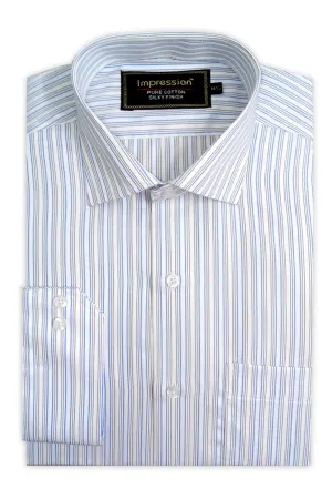Multi Color Lining Dress Shirt