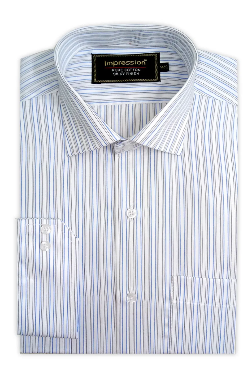 Multi Color Lining Dress Shirt