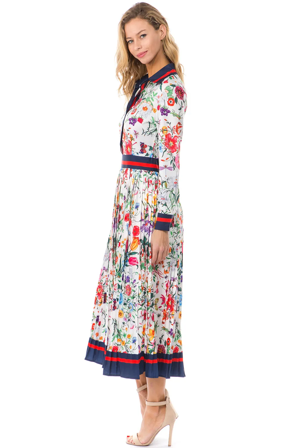 Multi color midi dress