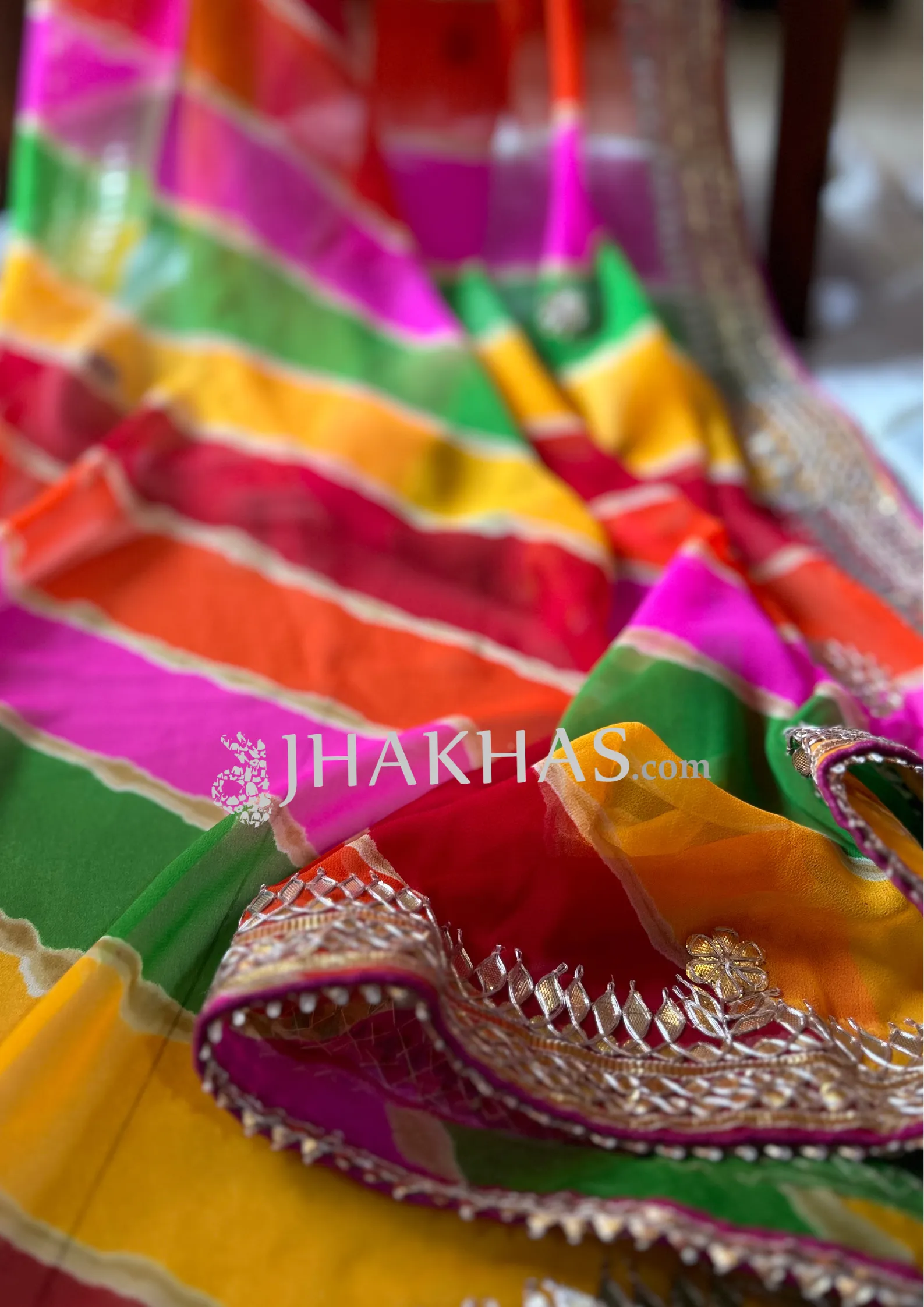Multi Color Mothra Saree
