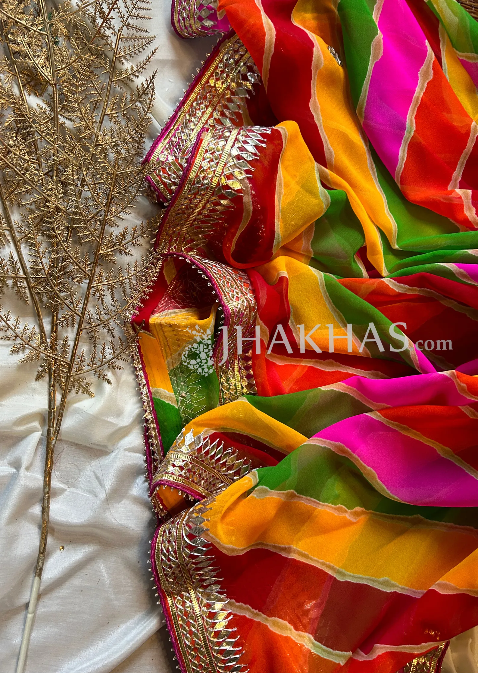 Multi Color Mothra Saree