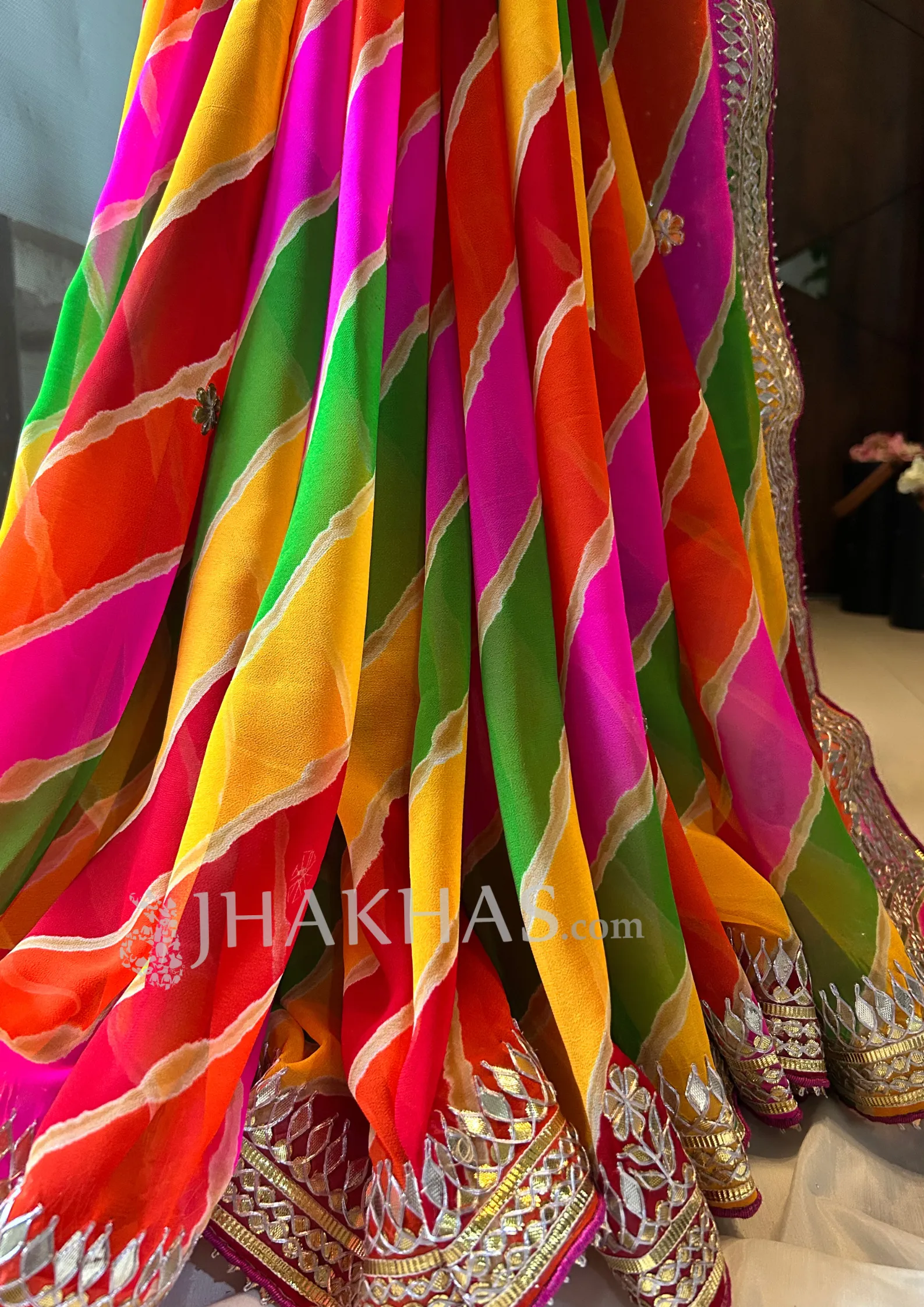 Multi Color Mothra Saree