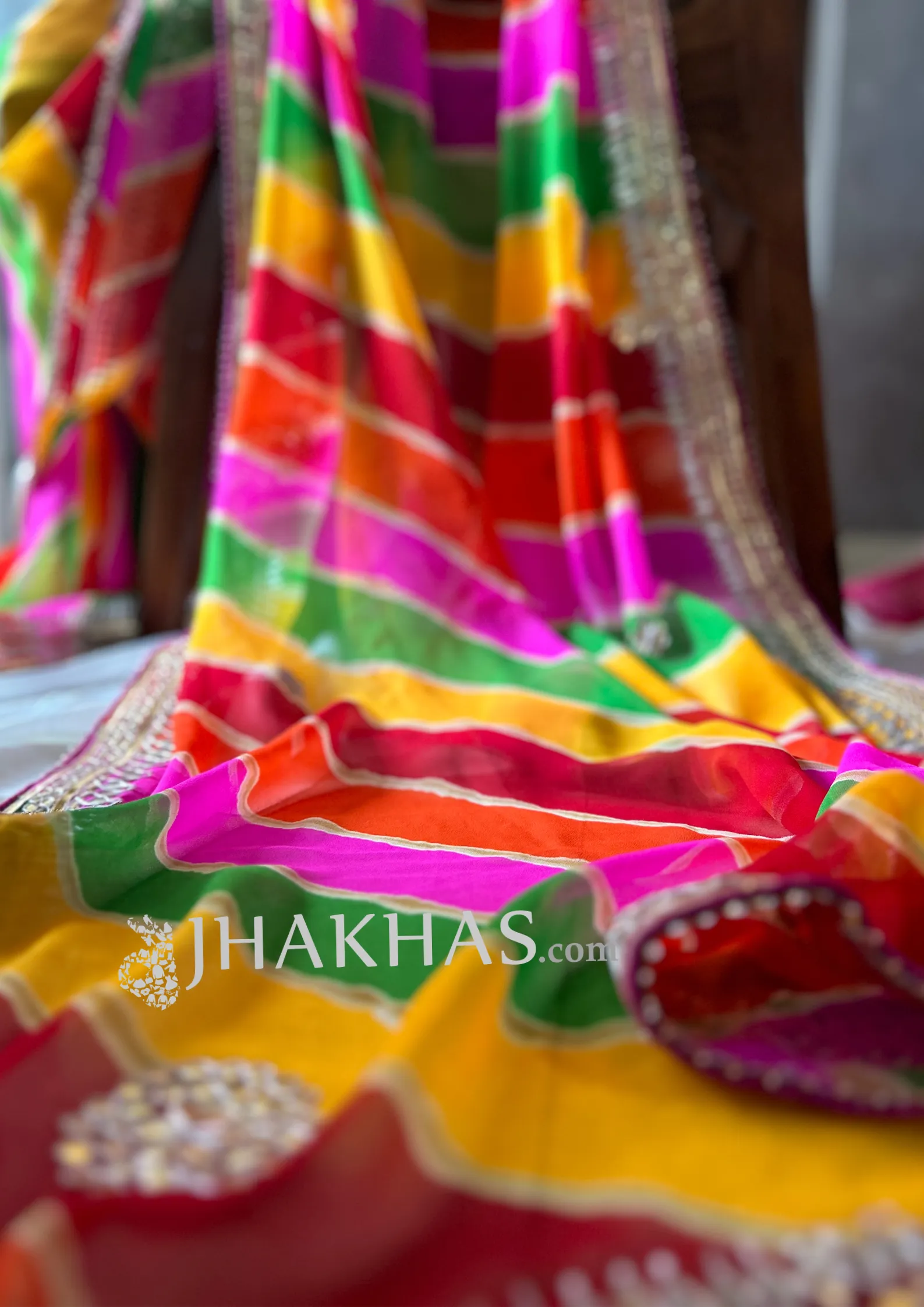 Multi Color Mothra Saree