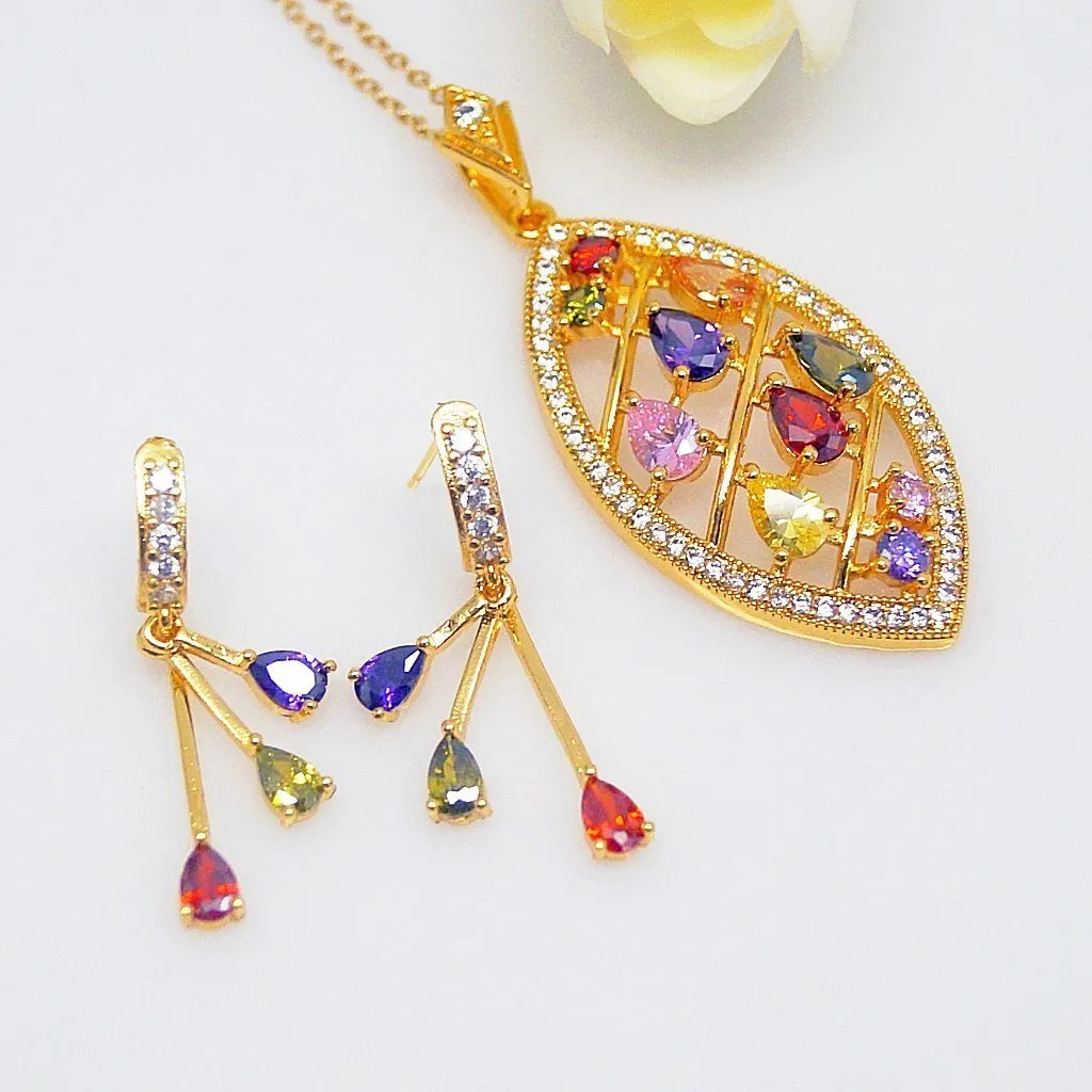 Multi Color Necklace set