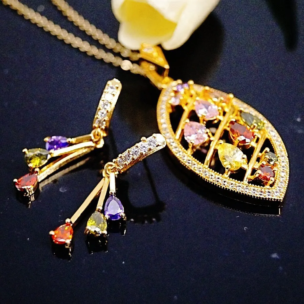 Multi Color Necklace set