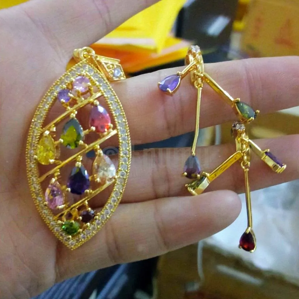 Multi Color Necklace set