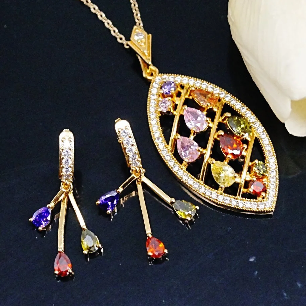 Multi Color Necklace set