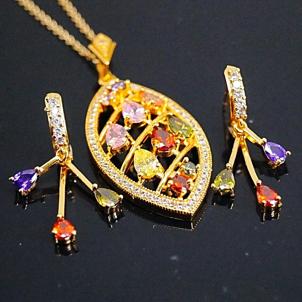 Multi Color Necklace set