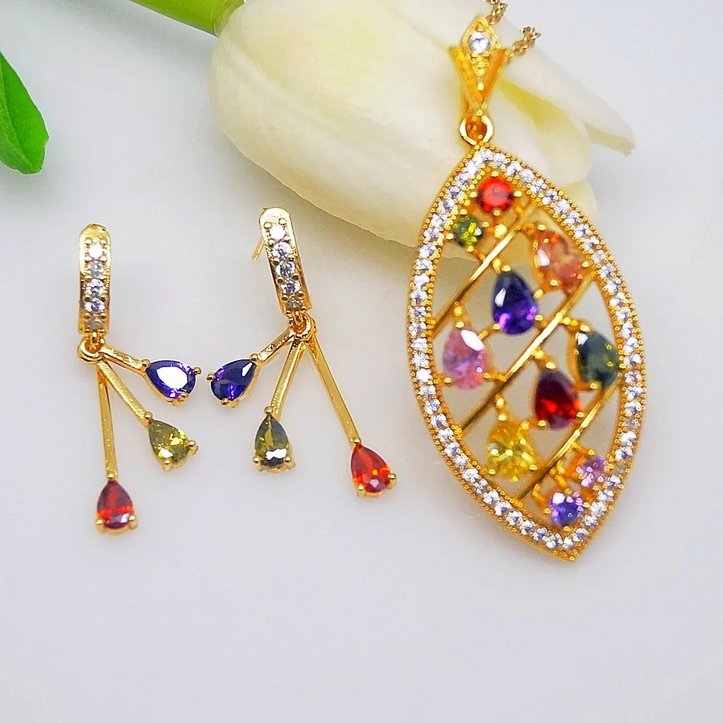 Multi Color Necklace set