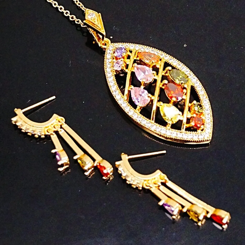 Multi Color Necklace set