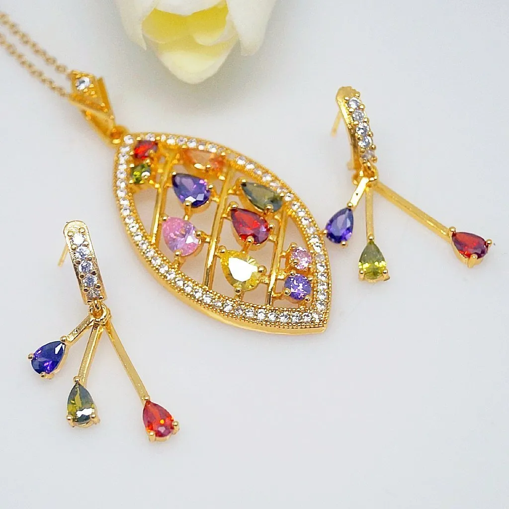 Multi Color Necklace set