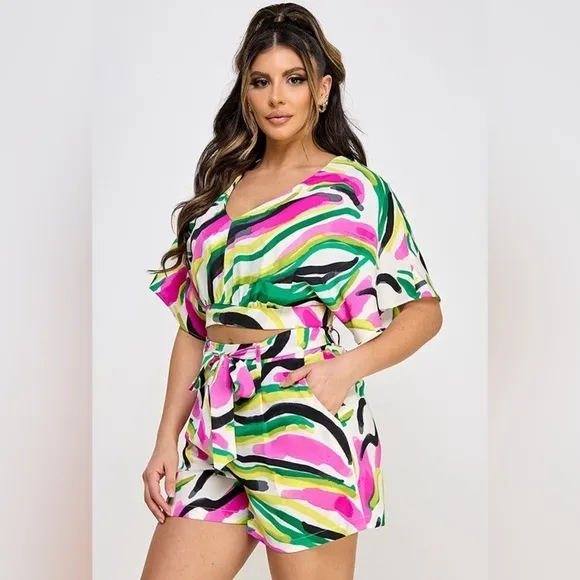 Multi-Color Short Set