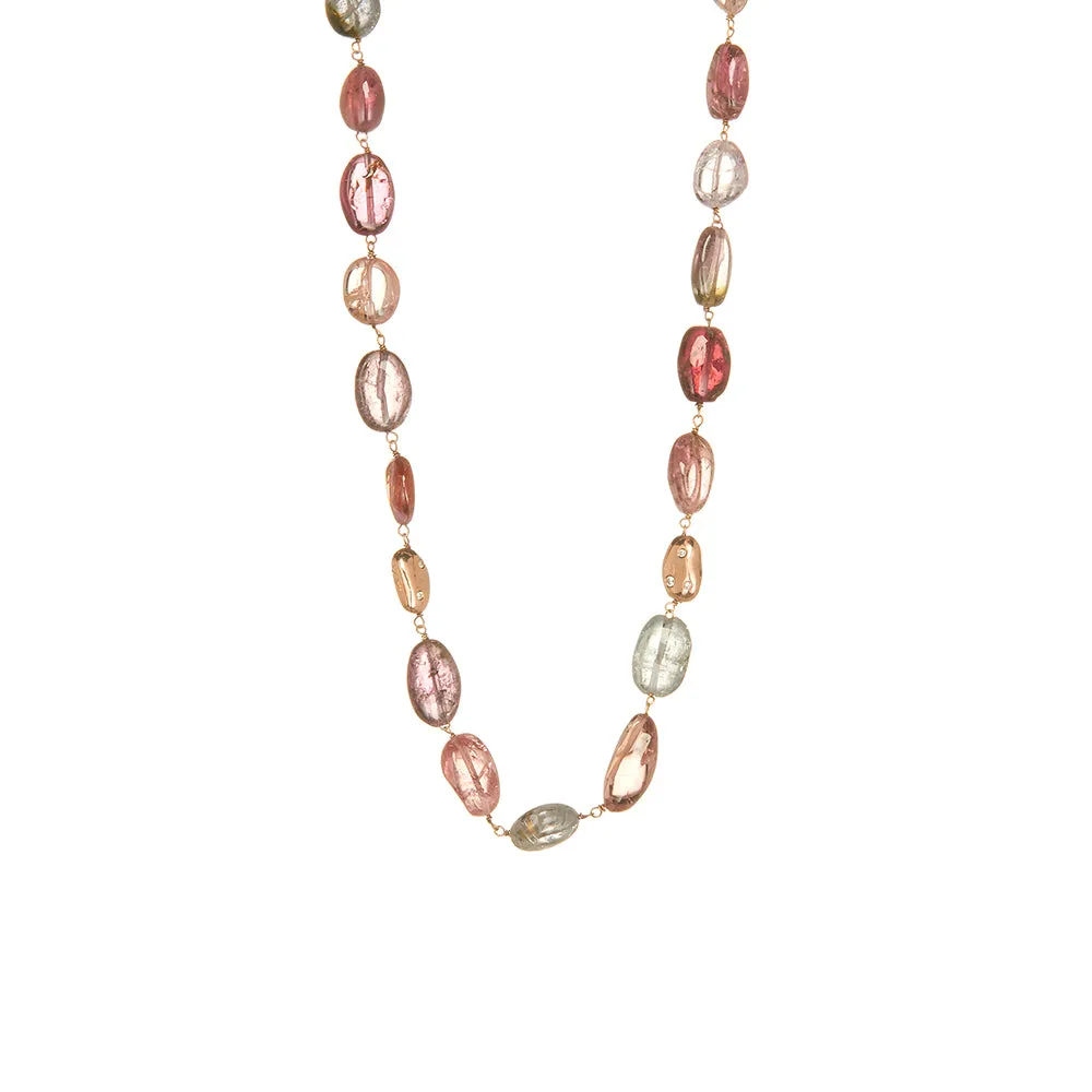 Multi Color Spinel Necklace