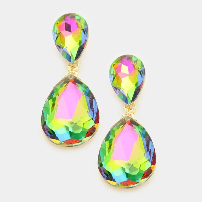 Multi-Color Teardrop Earrings | 237731