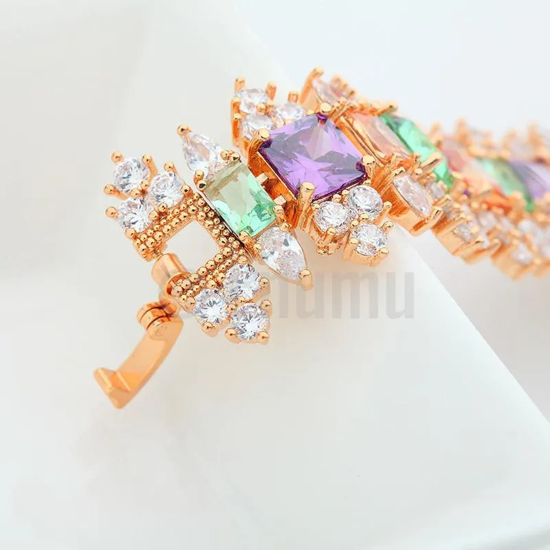 Multi Rare Color Grand Bracelet ( 6.6")