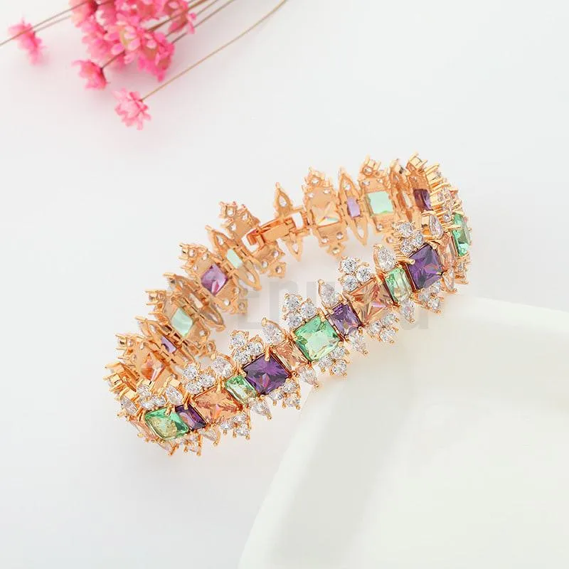 Multi Rare Color Grand Bracelet ( 6.6")