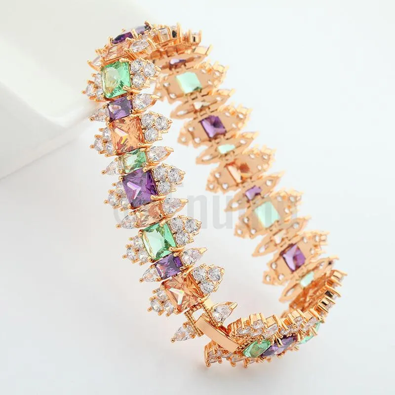Multi Rare Color Grand Bracelet ( 6.6")