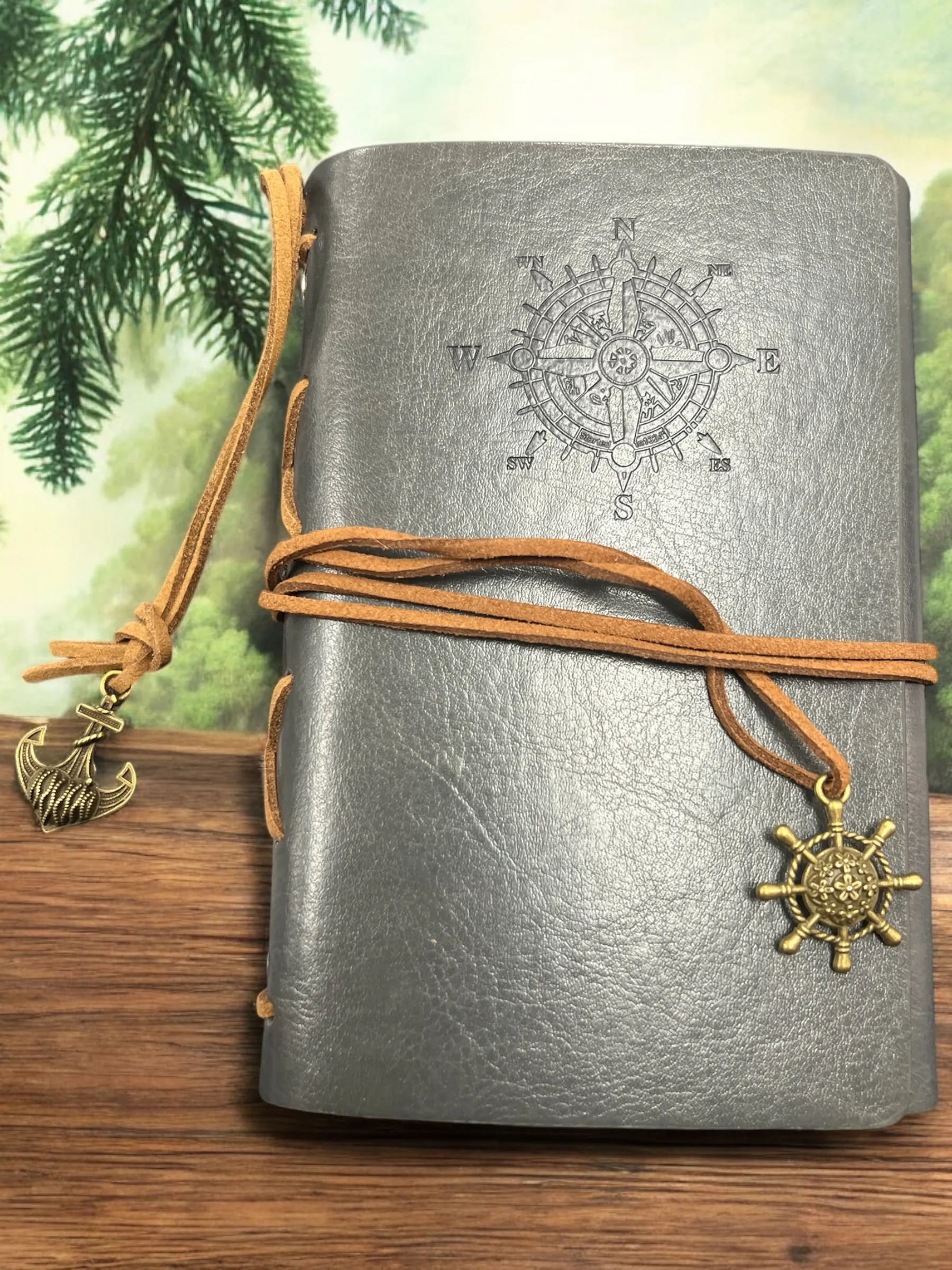 Nautical Leather Writing Journal