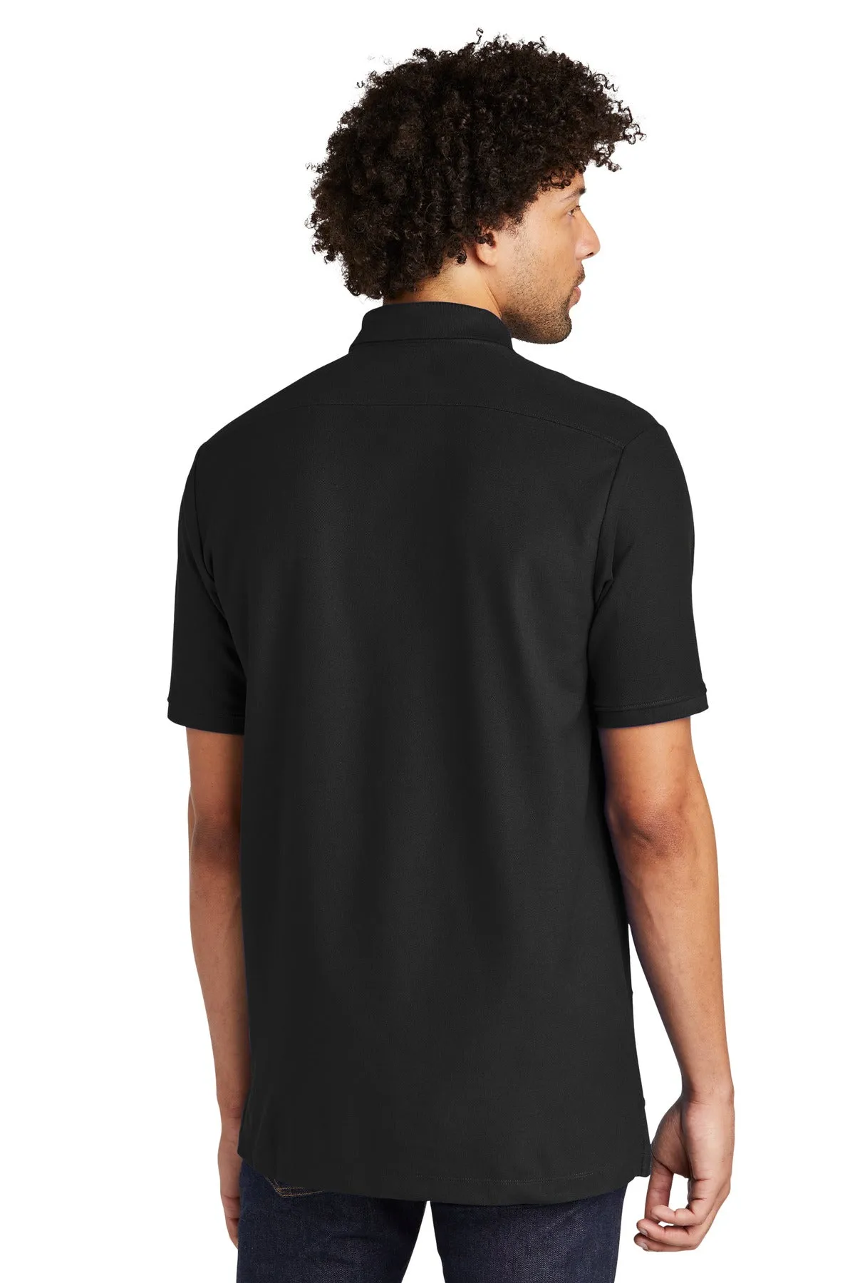 New Era  Venue Home Plate Polo. NEA300 Black