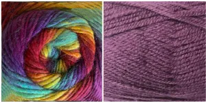(NEW) LAVENDER   PRISM - Embossed Natura Shawl KIT