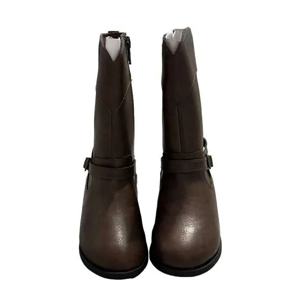 NEW Stride Rite 8.5W Chocolate Brown Juliette Boots
