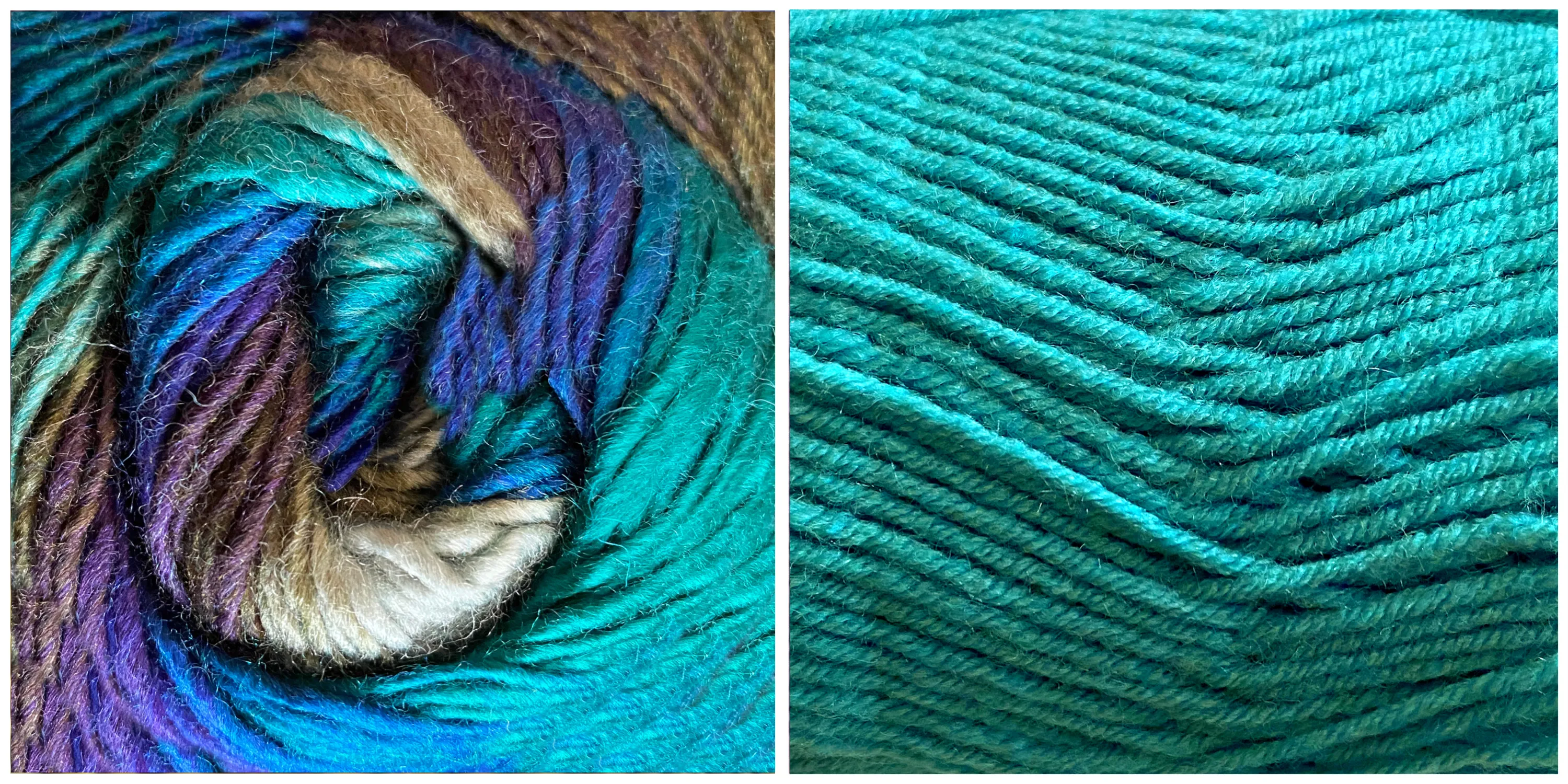 (NEW) TURQUOISE    ALL BLUES - Embossed Natura Shawl KIT