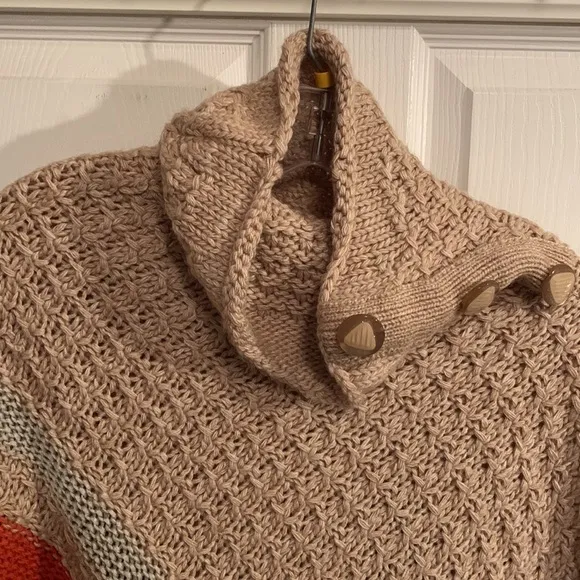 NEW Vertigo Paris Multi- color Poncho