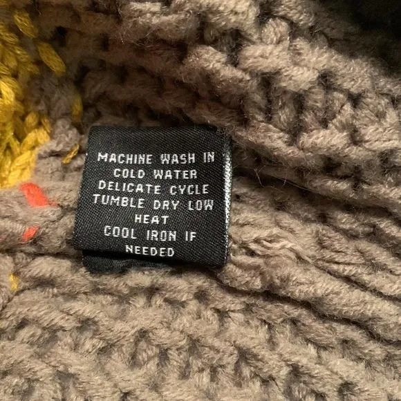 NEW Vertigo Paris Multi- color Poncho