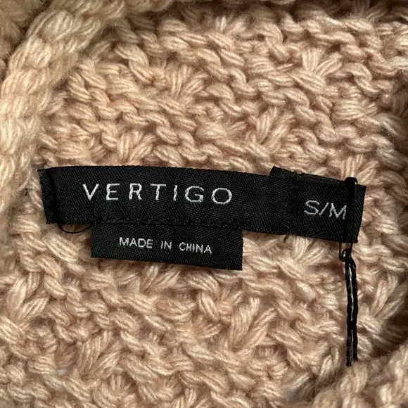 NEW Vertigo Paris Multi- color Poncho