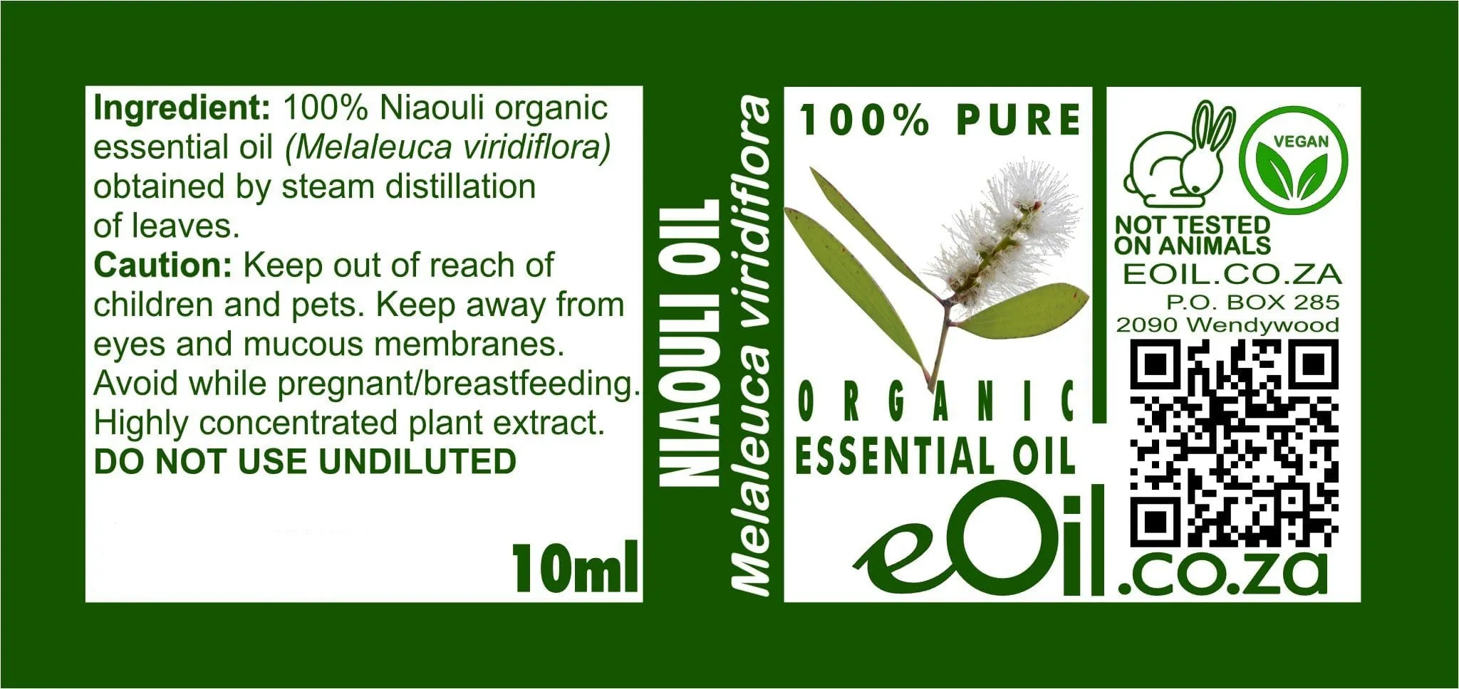 Niaouli Organic Essential Oil