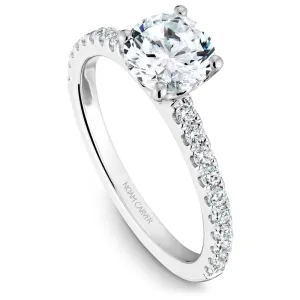 Noam Carver 14kt White Gold 0.83ct Round Solitaire