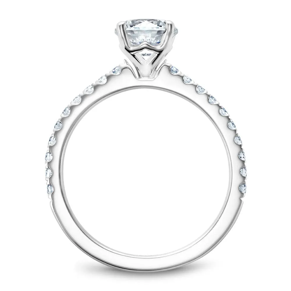 Noam Carver 14kt White Gold 0.83ct Round Solitaire