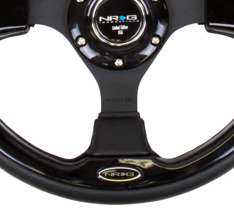 NRG RST-001BK 320mm Black Reinforced Racing Steering Wheel