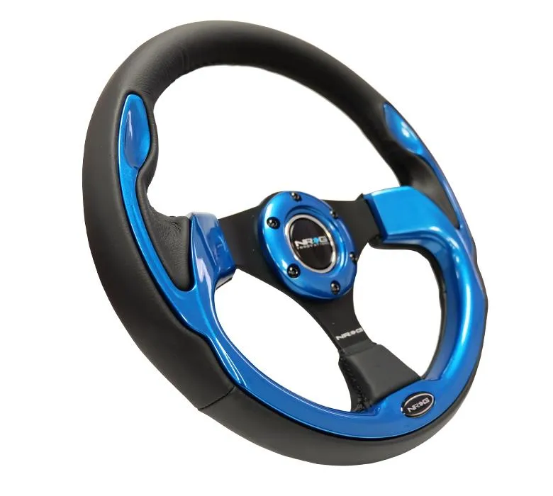 NRG RST-001BL 320mm Blue Reinforced Racing Steering Wheel