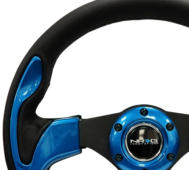 NRG RST-001BL 320mm Blue Reinforced Racing Steering Wheel