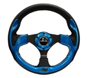 NRG RST-001BL 320mm Blue Reinforced Racing Steering Wheel