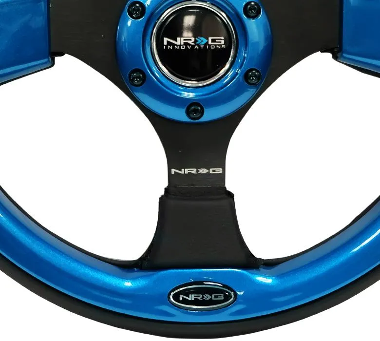 NRG RST-001BL 320mm Blue Reinforced Racing Steering Wheel